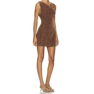 Free People Brown Sleeveless Dress